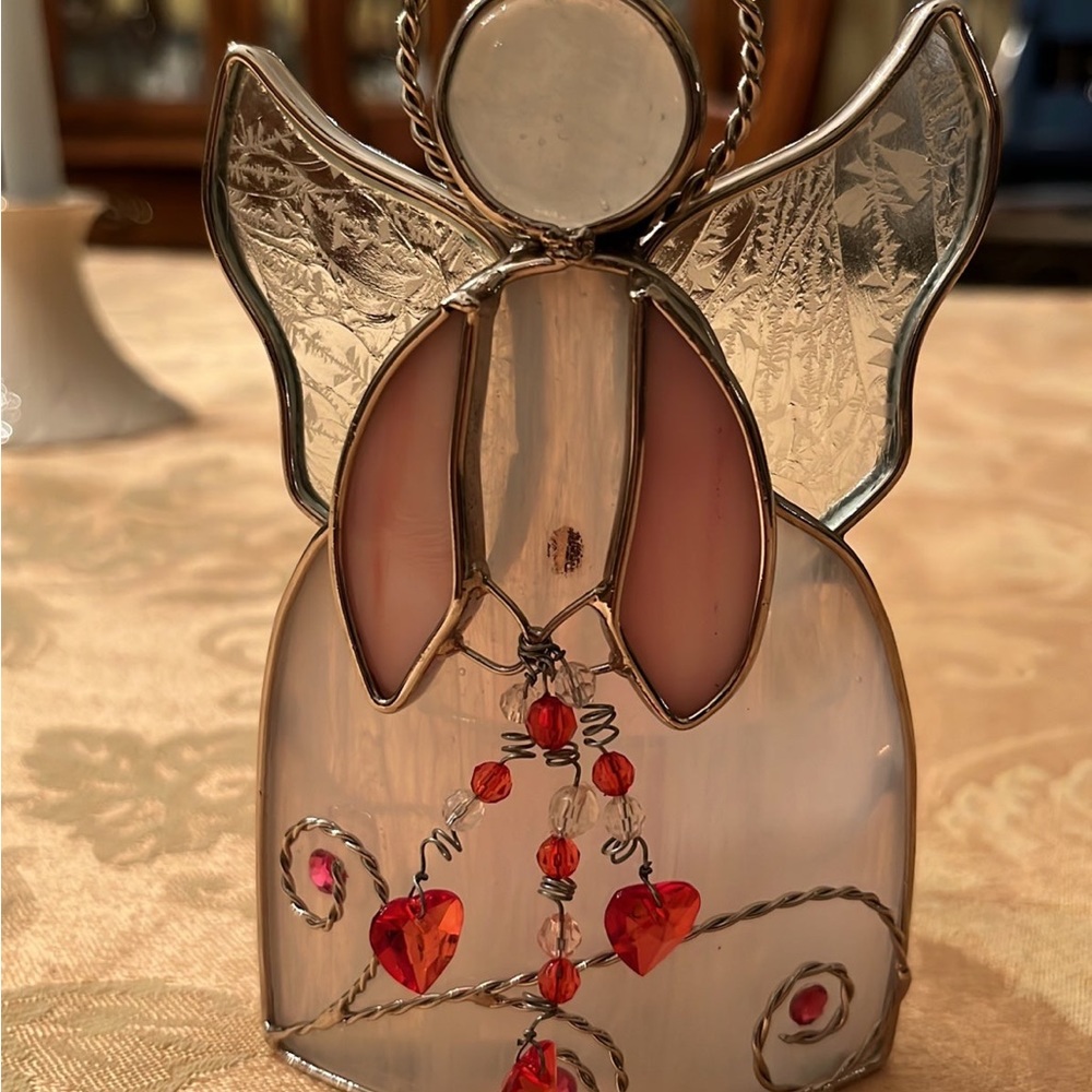 Stain glass candle votive